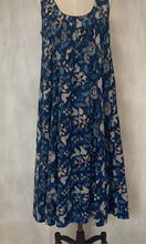 Long Tulsi Dress - Indigo Floral