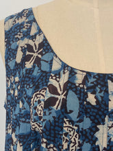 Long Tulsi Dress - Indigo Floral