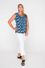 Sia Shirt - Indigo Rose