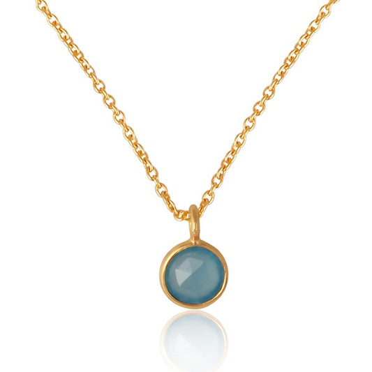 Pretty Gem Stone Necklace