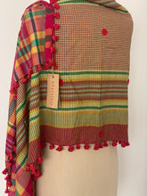 SCARF - COTTON -  MADRAS CHECK