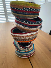 UPCYCLED FABRIC BASKETS - Multi