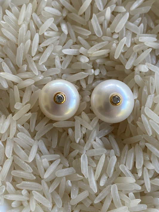 FAT PEARLS - WITH CUBIC ZIRCONIAS
