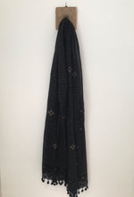 DVE - Jamdani Scarf - Black
