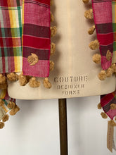 SCARF - COTTON -  MADRAS CHECK