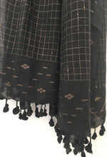 DVE - Jamdani Scarf - Black