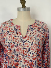 CHIKANKARI - Block Print Short Kurta