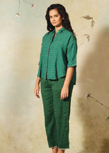 DVE - Padmini Shirt - Emerald check linen