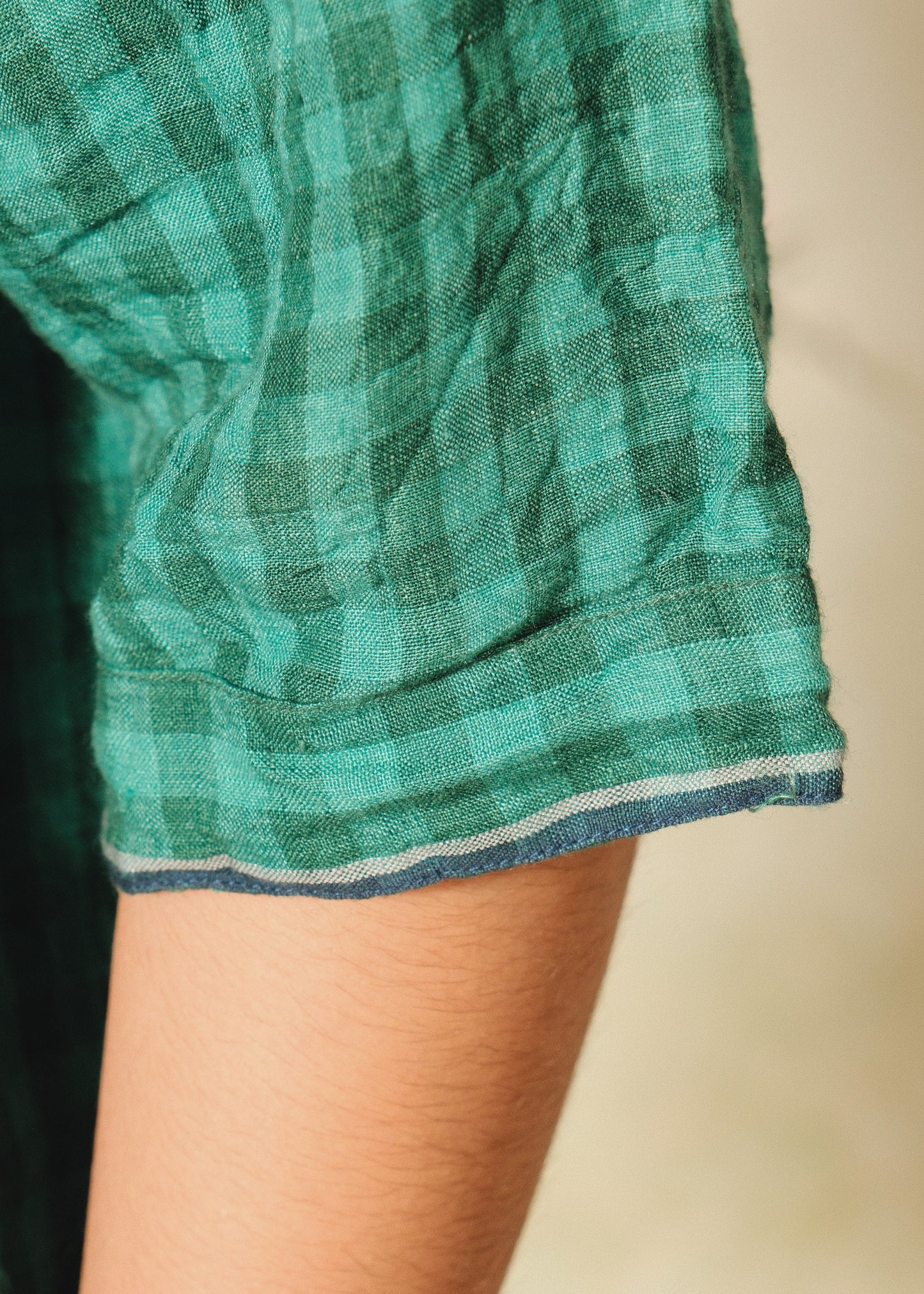 DVE - Padmini Shirt - Emerald check linen