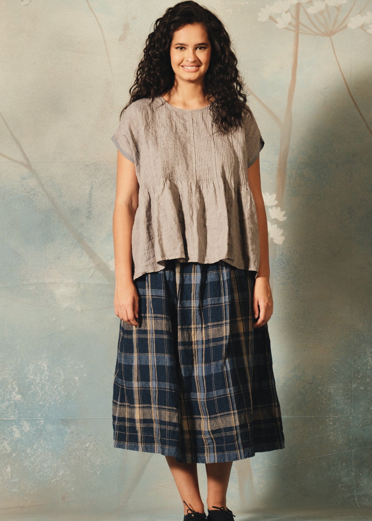 DVE - Adya Top - Ash Linen