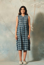 DVE - Pritti Dress - Indigo Check Cotton