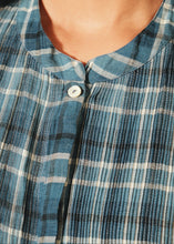 DVE - Pritti Dress - Indigo Check Cotton