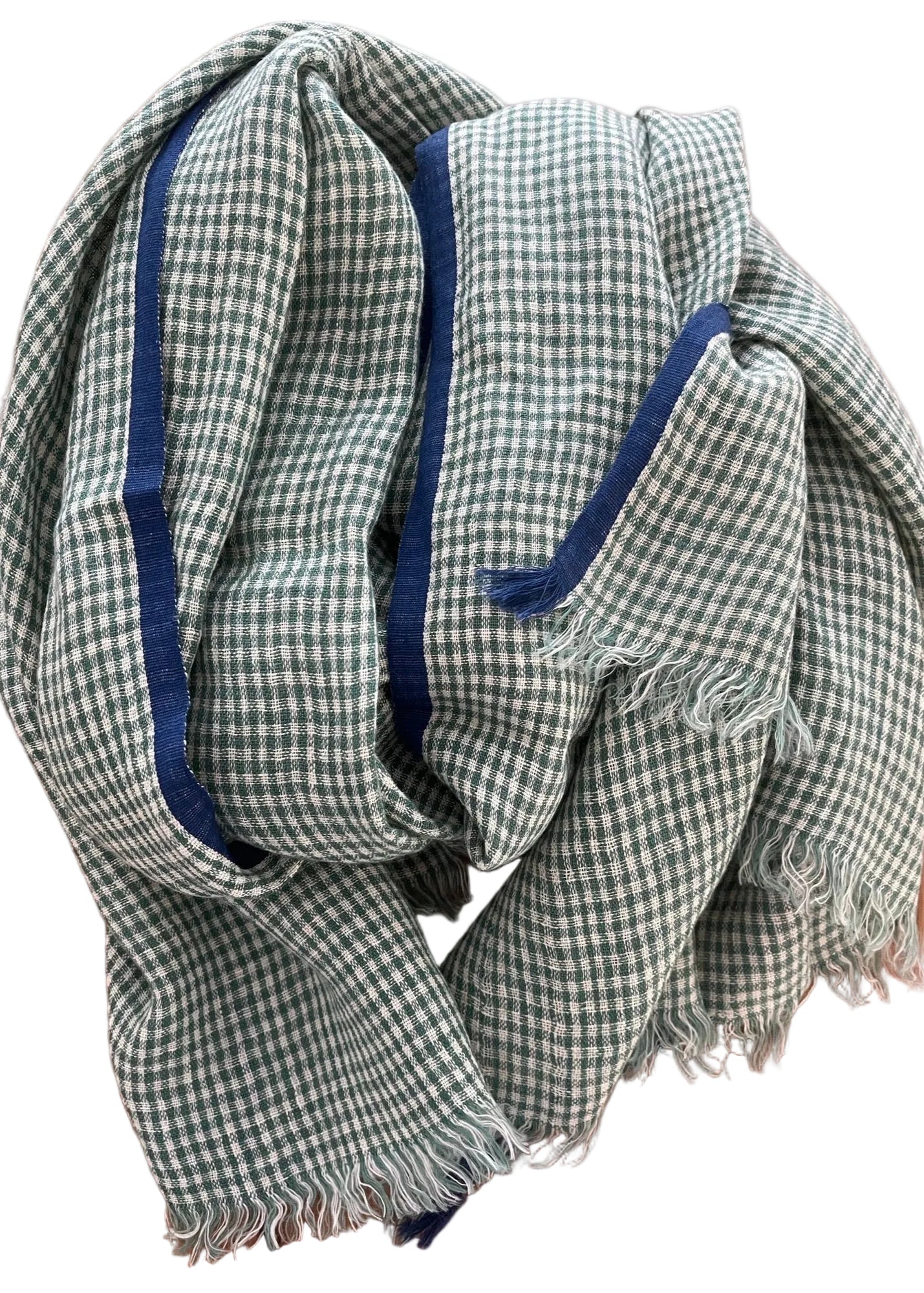 DVE - Linen Check Scarf
