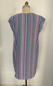 SUNSHINE - Frankie Dress - Linen Stripe