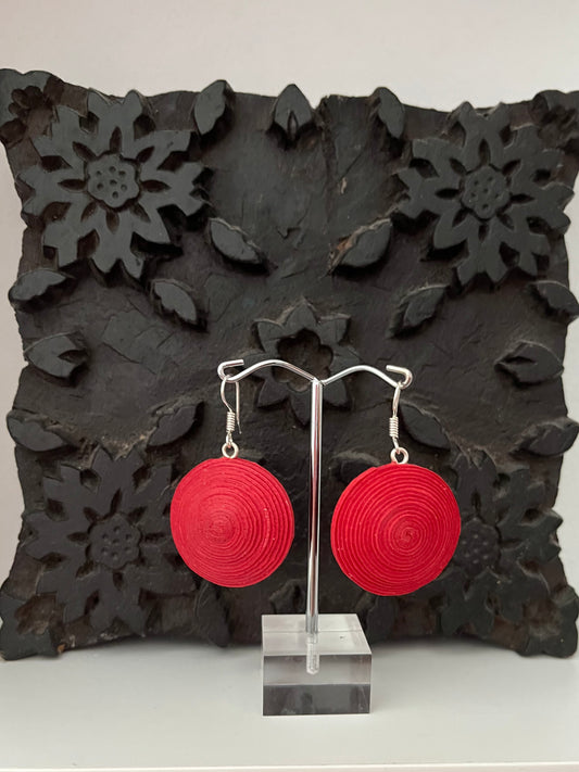 Paper Earrings - Circles