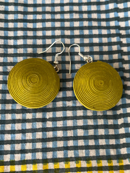 Paper Earrings - Circles