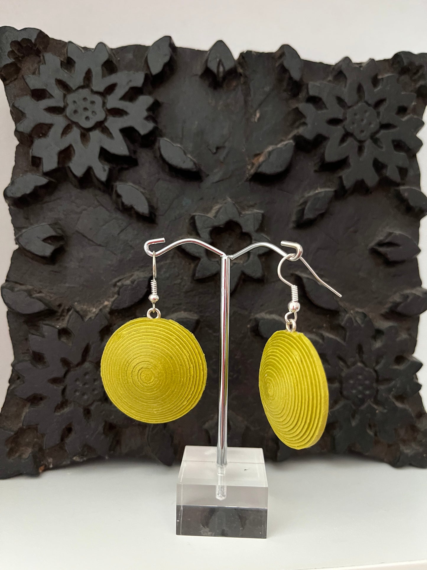 Paper Earrings - Circles