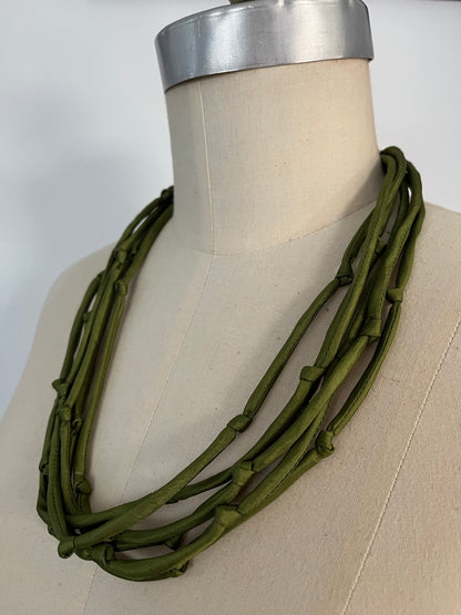Silk Knot Necklace