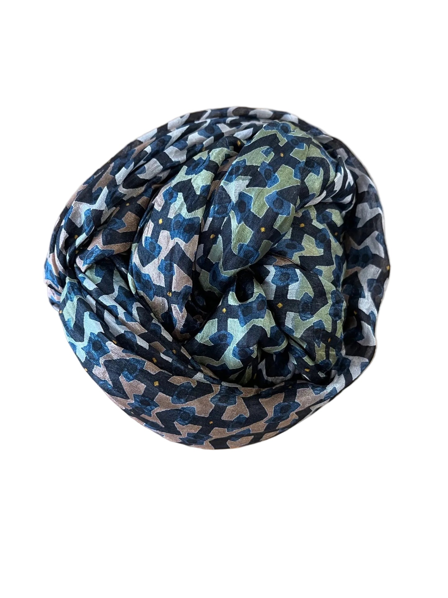 Heartfelt - Large Silk Scarf - Midnight