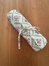 Cotton Block Print Jewellery Roll