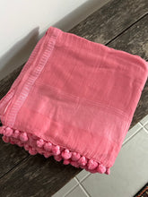 Pom Pom Scarf - Cotton/Silk