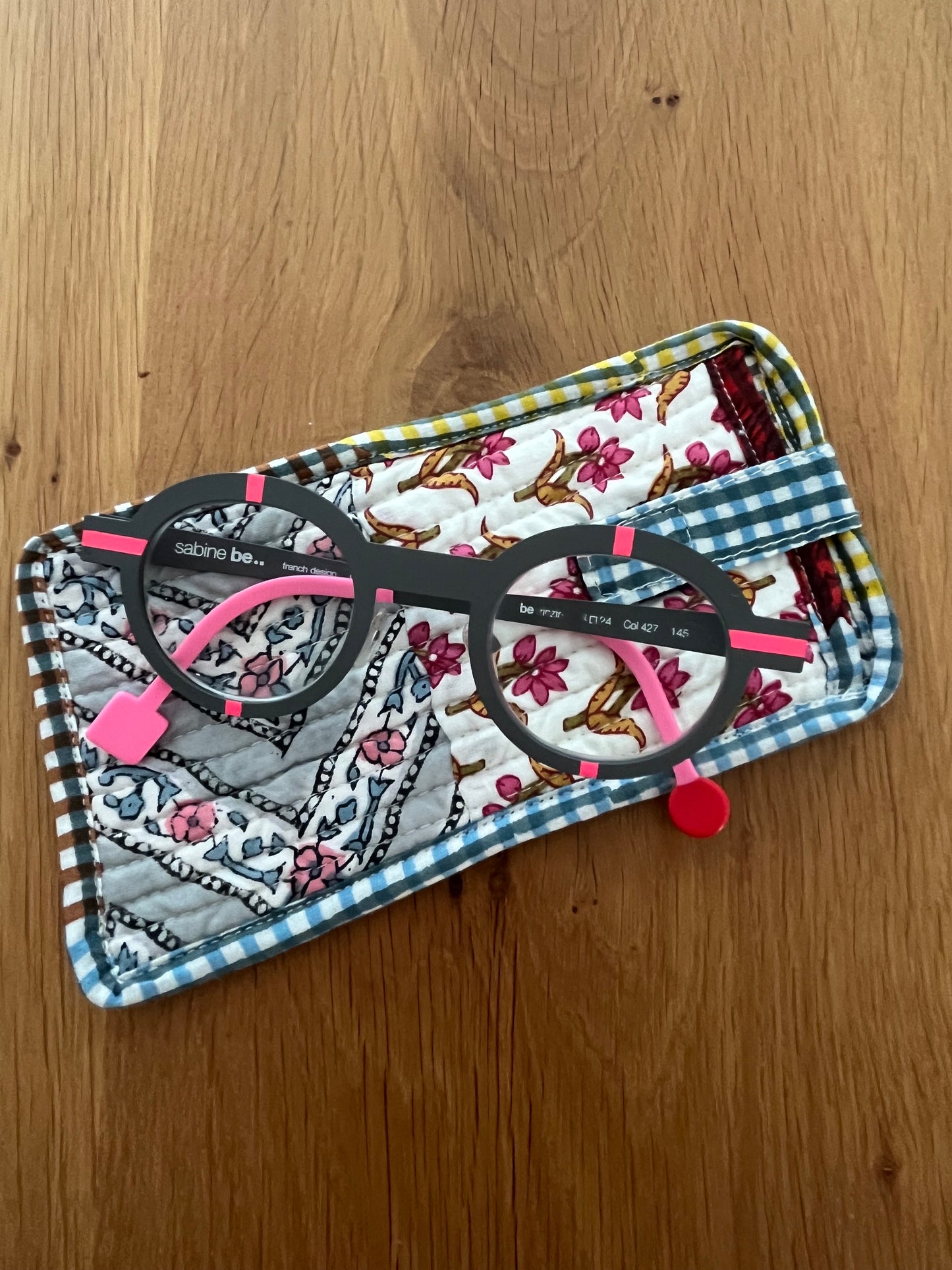 Cotton Block Print Glasses case