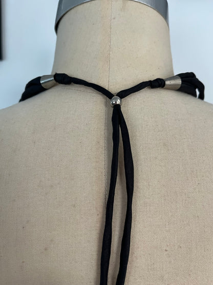 Silk Knot Necklace