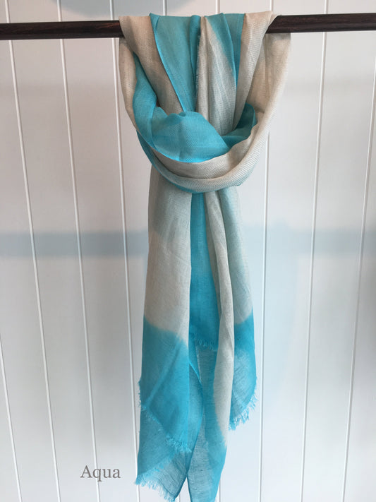 Scarf - Dip Dye Edge
