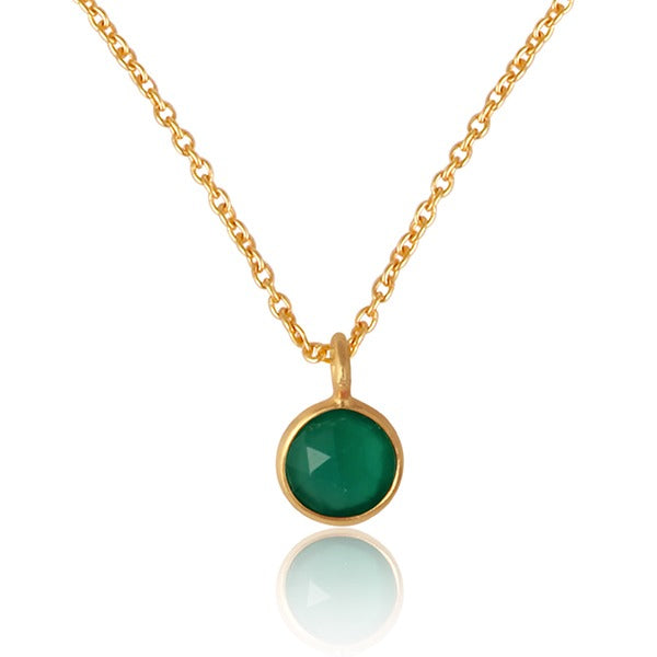 Pretty Gem Stone Necklace