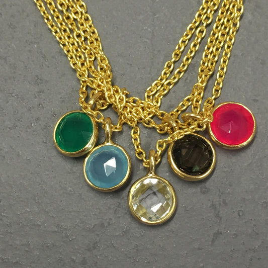 Pretty Gem Stone Necklace