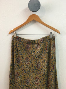 DVE - Baisha Skirt - 100% Linen Blue/Black or Marigold