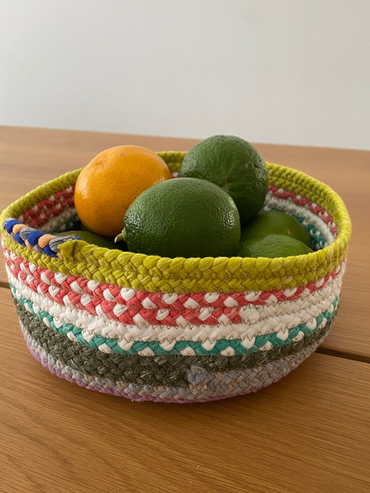 UPCYCLED FABRIC BASKETS - Multi