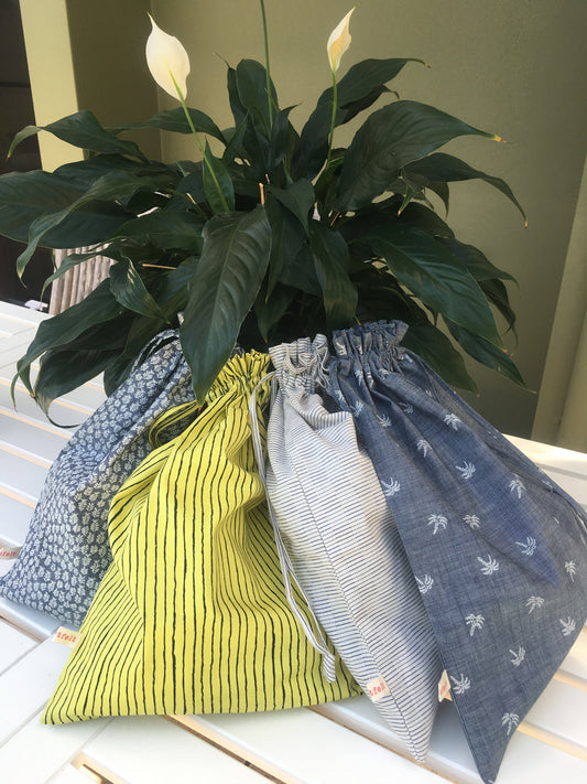 SUNSHINE - Fabric Drawstring Bag