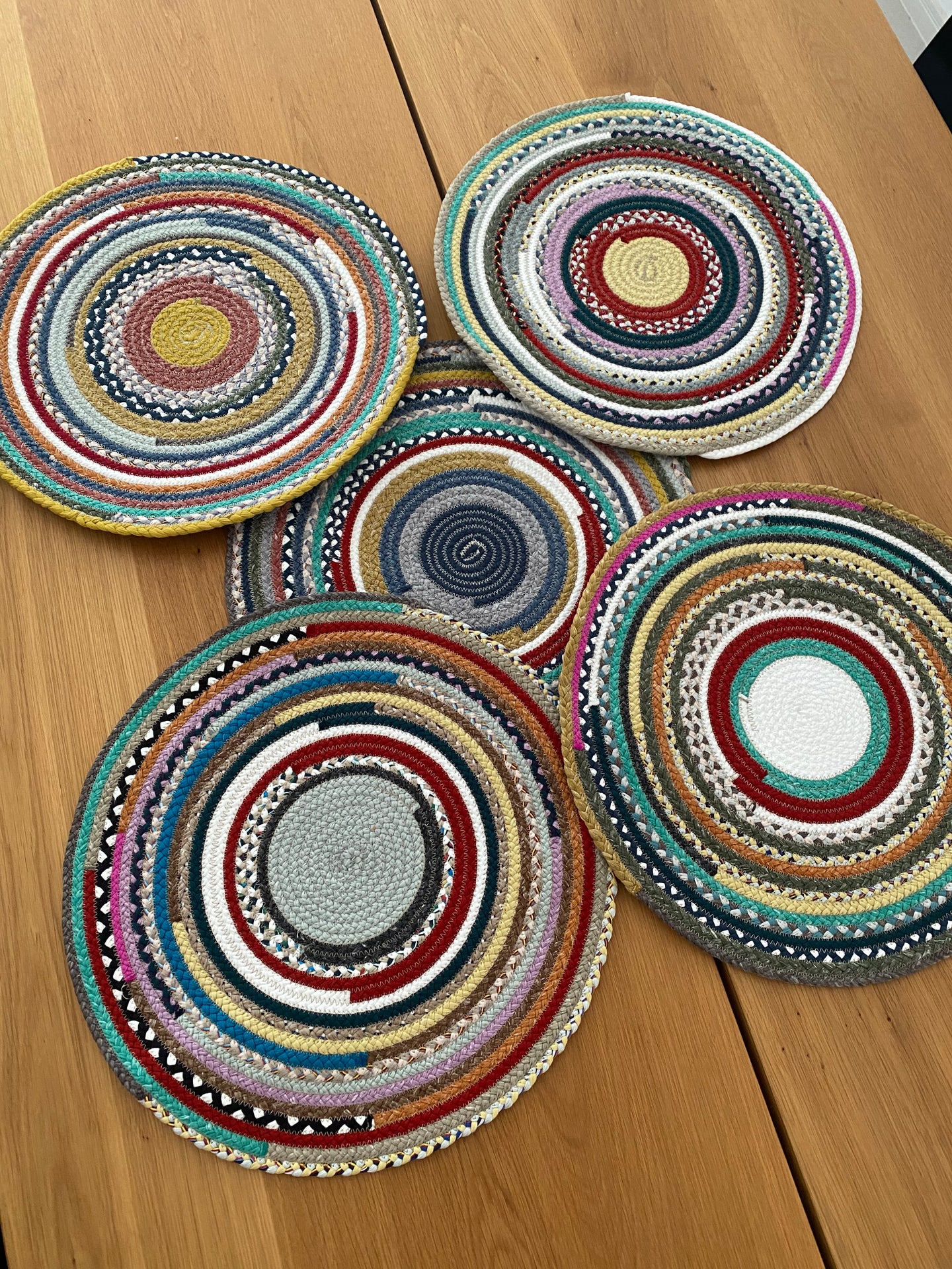 UPCYCLED FABRIC PLACEMATS - Multi