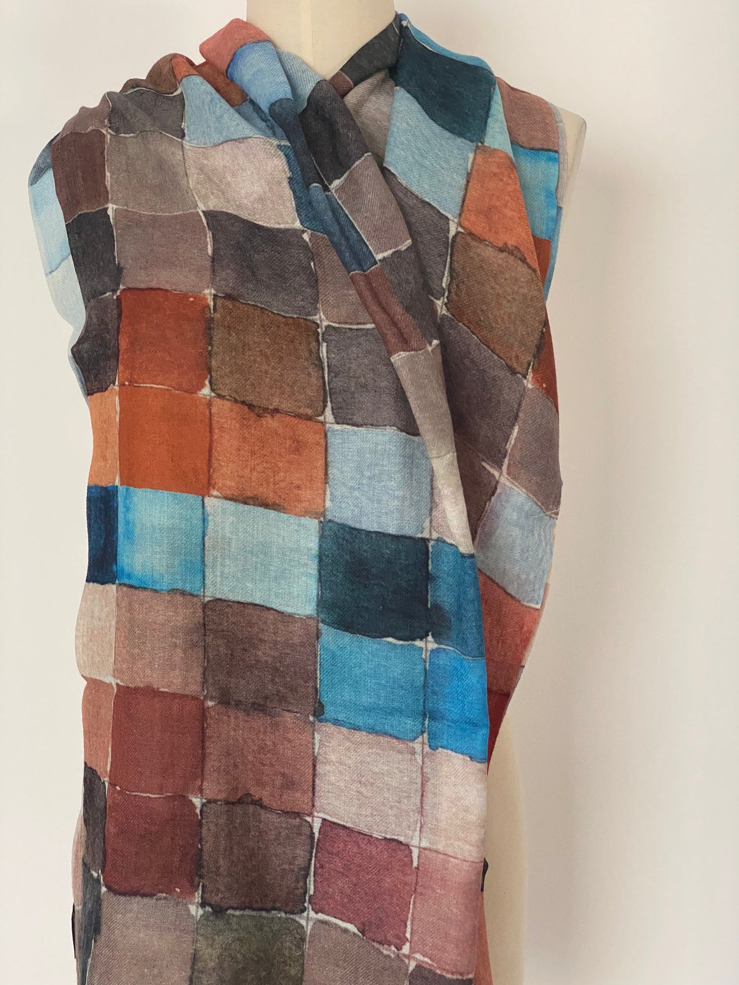 SCARF - PAINTBOX - Wool Silk Mix